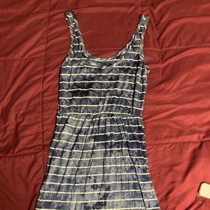 NWOT Striped Tye-Dye Tank Dress